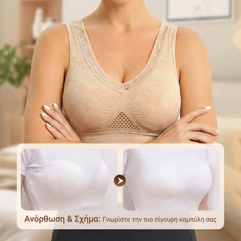 👙TRIAUMPH✨Női varrás nélküli csipke melltartó magas tartást biztosítva