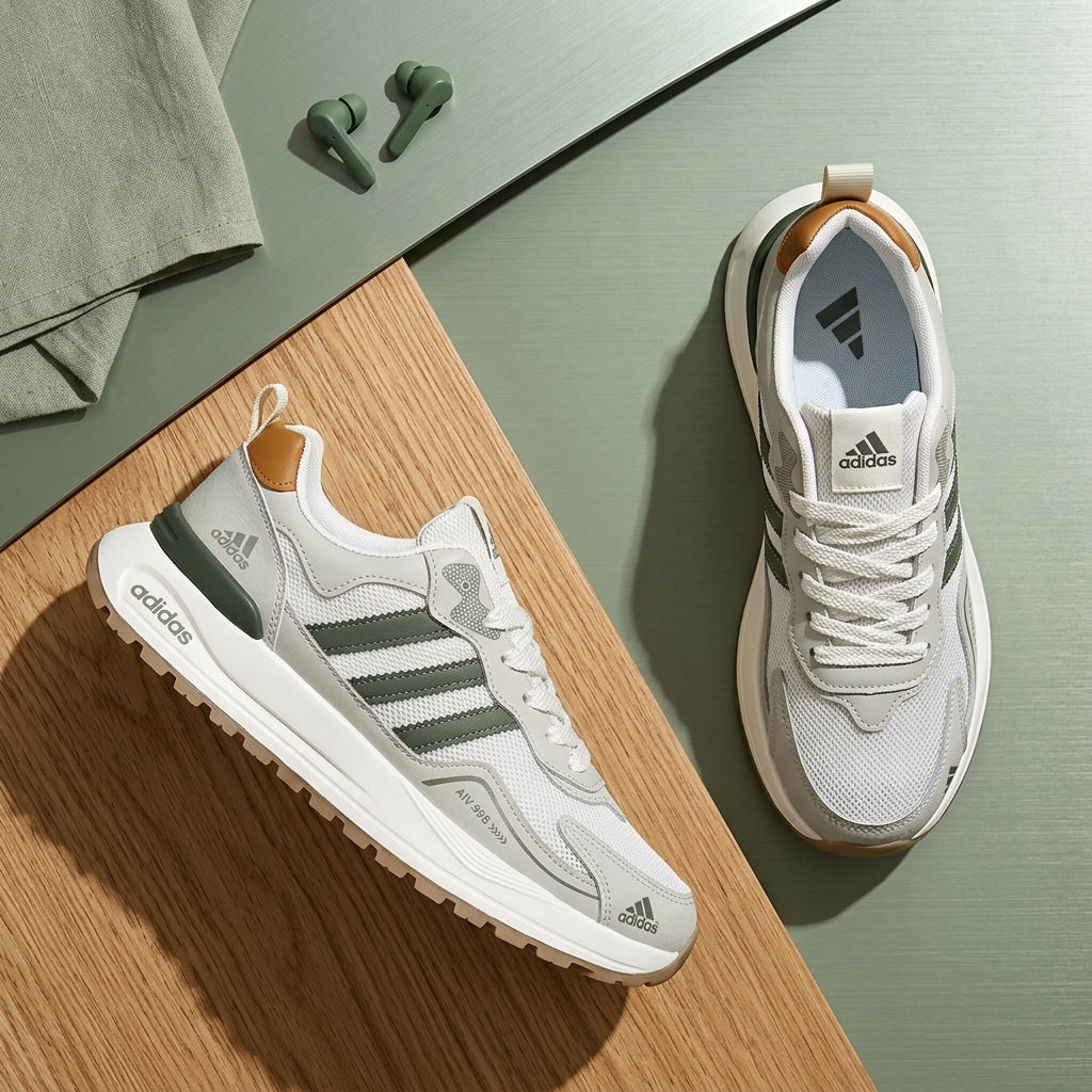 Az utolsó 50 nyaklánc szett🎁Adidas 2026 új nyári lélegző férfi sportcipői