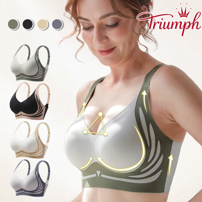 👙TRIAUMPH🔥Push-up hatású, cipzár nélküli melltartó