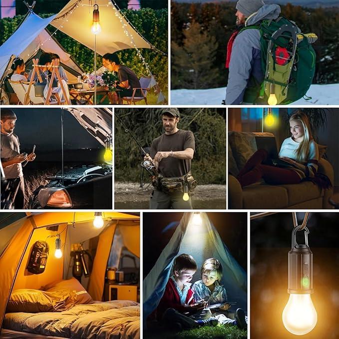🏕️ 50% kedvezmény – Vintage függő kempinglámpa
