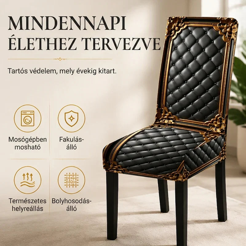 🪑✨ Rugalmas székhuzat – mosható, testre szabott és könnyen tisztítható