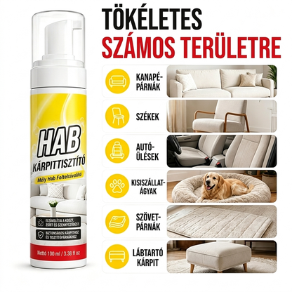 🚗✨ Habos kárpittisztító kanapékhoz és székekhez: Mélyre hatoló tisztítás, pillanatok alatt 🌿🧼